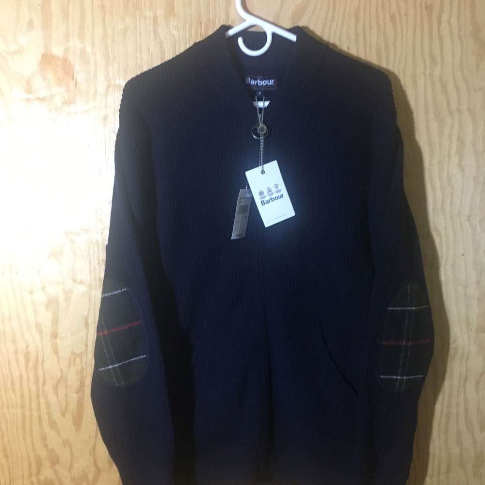 Barbour Mens Gilespie Zip Through Sweater